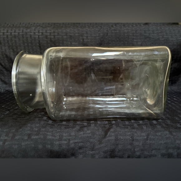 Antique clear glass apothecary general store display jar, candy/drug store jar - Picture 6 of 10